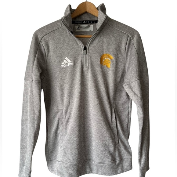 Adidas Women’s Teams Spartans 1/4 Zip Long Sleeve - Picture 12 of 12